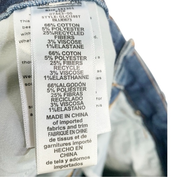 Good American Good Legs Distressed Jeans Size 29 - Picture 9 of 9